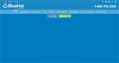 Desktop Screenshot of bluehatmarketing.com