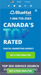 Mobile Screenshot of bluehatmarketing.com